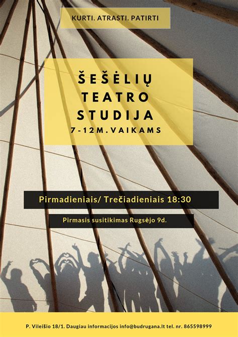 Vaikai teatro studijoje