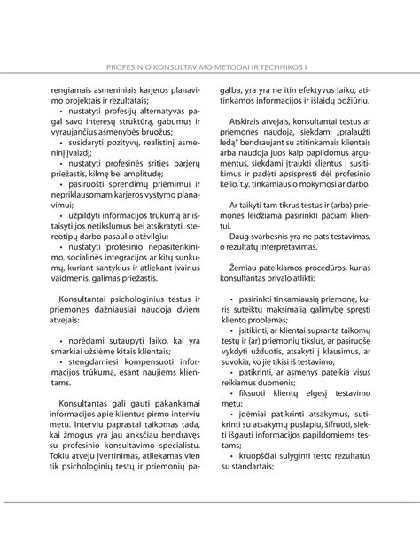 Psichologinių testų naudojimo schema