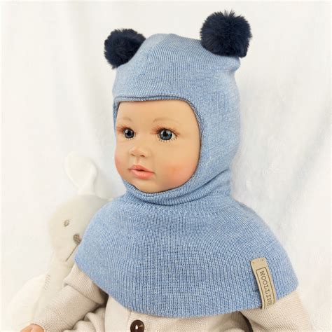 Merino vilnos šalmukas