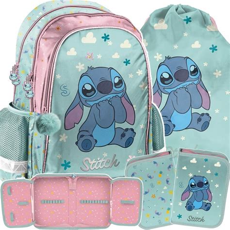 pavyzdys mokyklinio rinkinio su kuprine, penalu ir sportiniu maišeliu