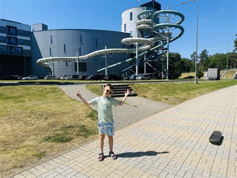 Vaikų zona Druskininkų vandens parke su baseinais ir kalneliais