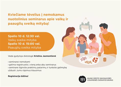 infografika apie sveiką vaikų mitybą