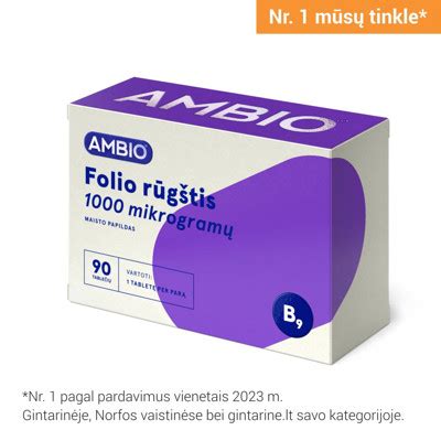 Informacija apie folio rūgšties svarbą