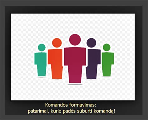 Komandos formavimas laive ir versle