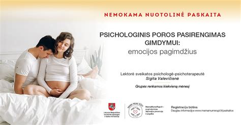psichologinis pasiruošimas nėštumui