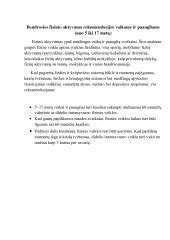 Dozavimo rekomendacijos vaikams ir suaugusiems