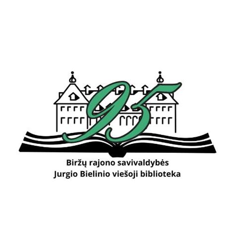 Vaizdas į Biržų rajono savivaldybės Jurgio Bielinio viešosios bibliotekos pastatą