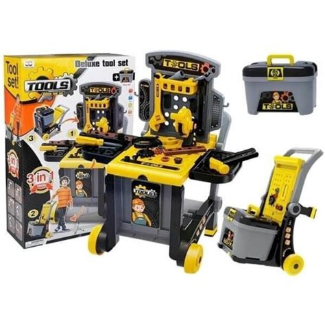 Vaikiškas įrankių rinkinys lagamine