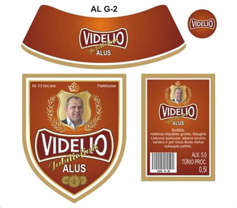 nealkoholinio alaus etiketė