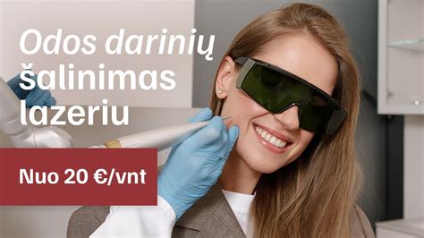 Odos darinių šalinimas lazeriu