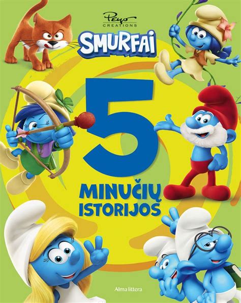 Smurfų personažai knygoje