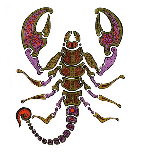 Skorpiono zodiako zenklas