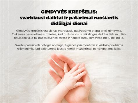 Infografika: Gimdyvės krepšelis