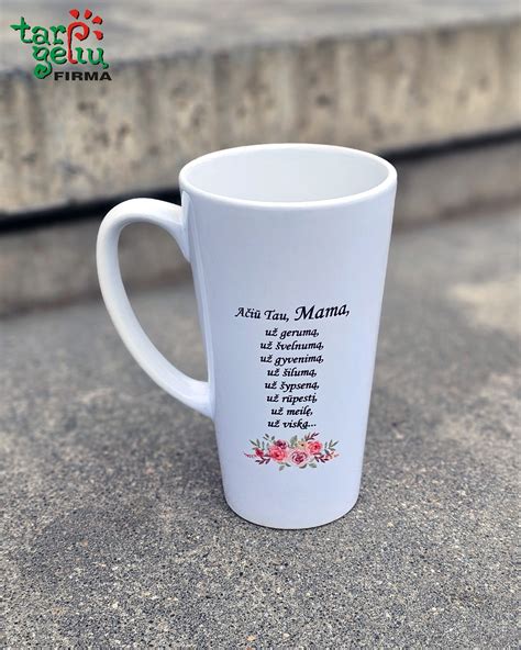 Puodelis su užrašu 