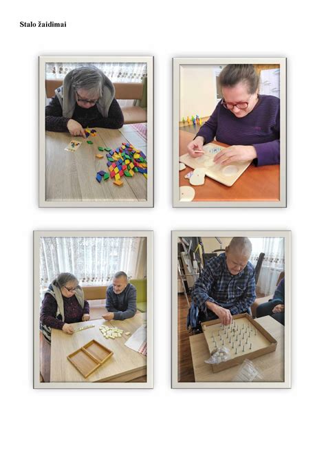 Senelių globos namų dienos veikla