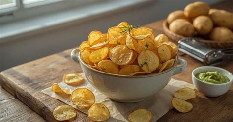 naminių bulvių traškučių receptas