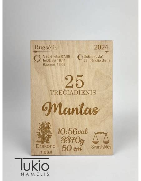 Tatuiruotė su gimimo data