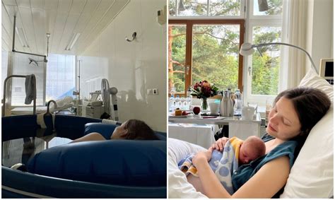 šeima su naujagimiu einanti pas gydytoją