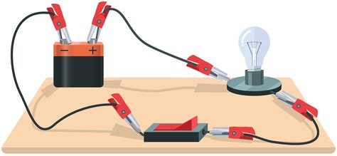 Vaikų eksperimentas su elektros grandine