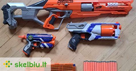 Vaikiškų Nerf šautuvų asortimentas
