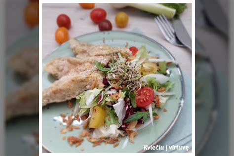 Naminių žuvies pirštelių gaminimo procesas