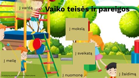 Schema: Tėvų valdžios teisės ir pareigos