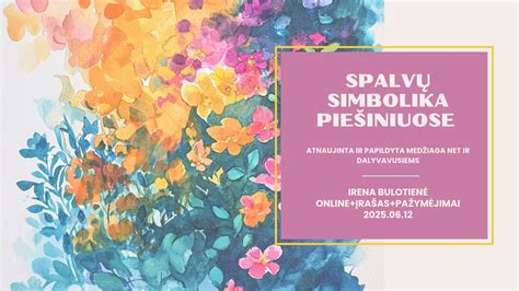 Spalvų simbolika rankdarbiuose