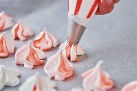 Schema of meringue baking process