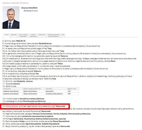 Dokumentai apie G. Nausėdos narystę TSKP
