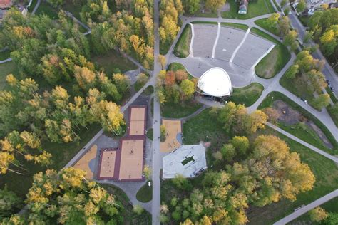 Šiaulių miesto centrinis parkas šventės metu