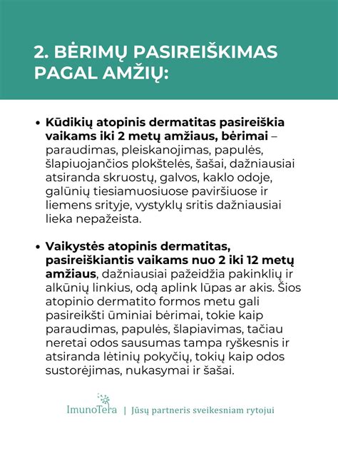 Infografika: Dažniausiai pasitaikantys atopinio dermatito sukėlėjai ir rizikos veiksniai