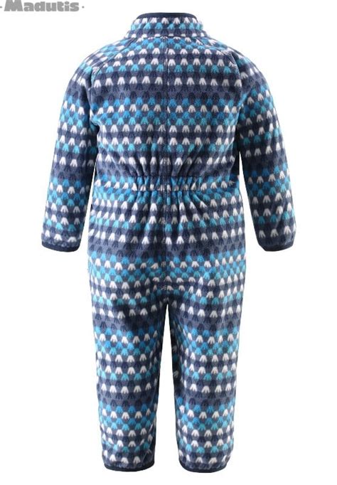 Flisinis vaikiškas kombinezonas su gobtuvu