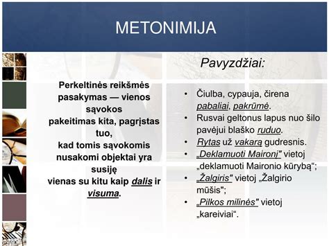 Meninės raiškos terapijos pavyzdžiai