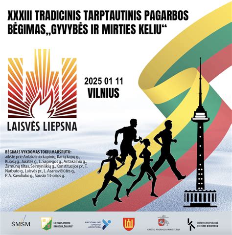 Sausio 13-osios bėgimo dalyviai