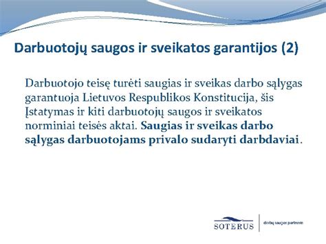 Darbuotojų teisės ir garantijos Lietuvoje