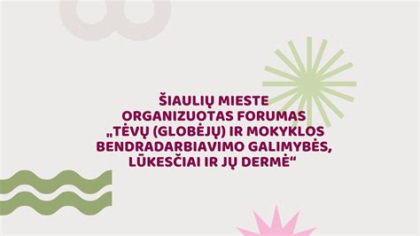 Bendradarbiavimo galimybės