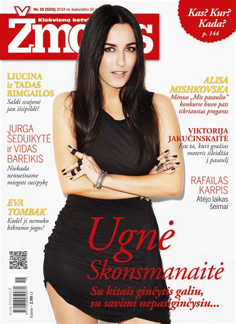 Ugnė Skonsmanaitė interviu metu