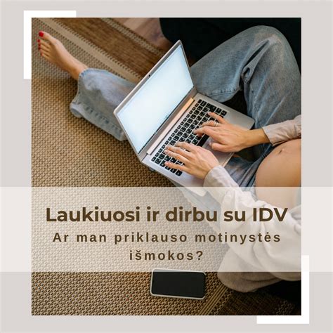 Schema, iliustruojanti motinystės išmokų apskaičiavimą dirbant su individualia veikla