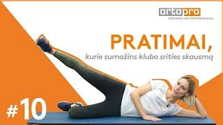 Žmogus, patiriantis klubo skausmą