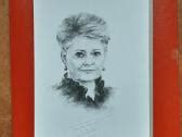 Prezidentės Dalios Grybauskaitės portretas