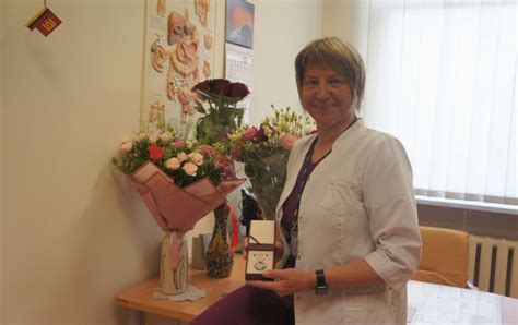 Gydytoja Gitana Acutė per apdovanojimo ceremoniją