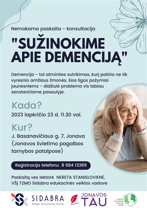 Patarimai bendraujant su demencija