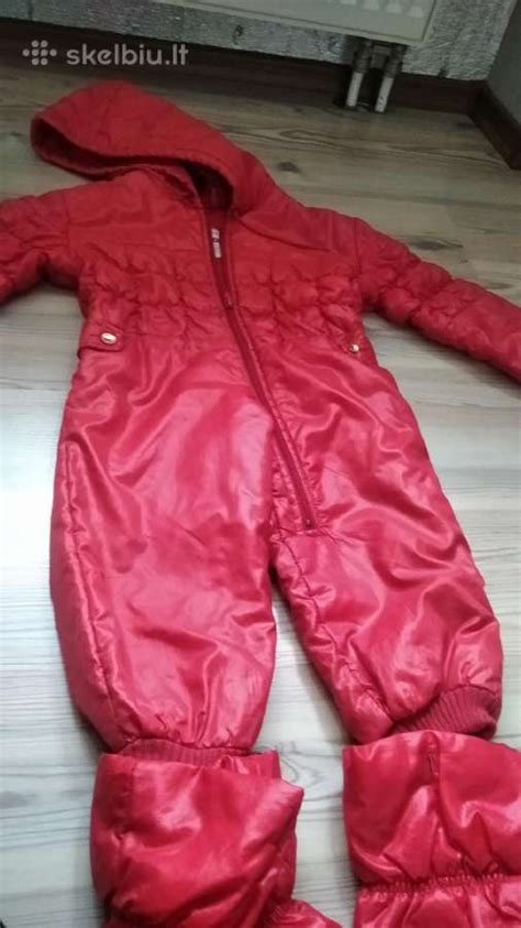 vaikiškas kombinezonas su sniego seniu