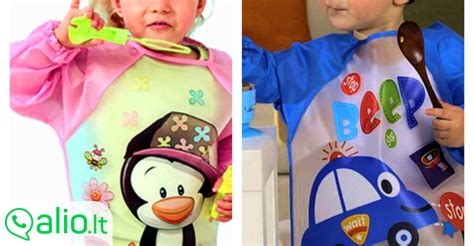 vaikiškos prijuostės iškarpa