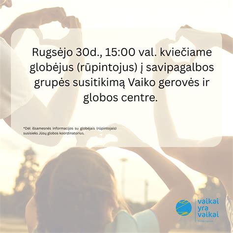 Vaiko gerovės rodikliai: amžiaus grupės ir paslaugos