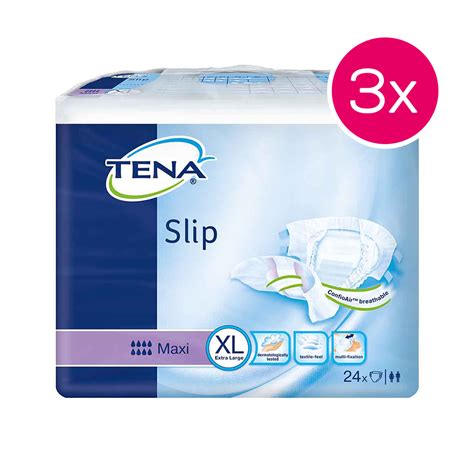 TENA Slip Maxi sauskelnių dizainas su lipdukais