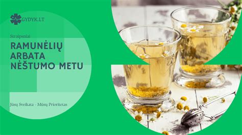 ramuneliu arbata nestumo metu