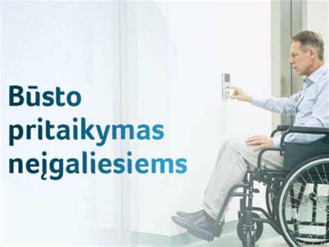 Nuotrauka: aplinkos pritaikymas neįgaliesiems