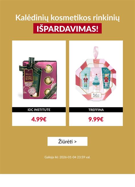 Vaikiškų kosmetikos rinkinių pavyzdžiai