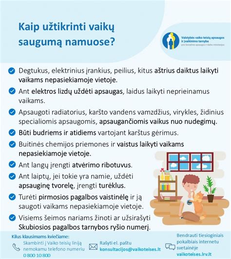Infografika: Kaip užtikrinti kūdikio saugumą namuose